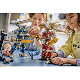 Конструктор LEGO NINJAGO #71870 Роботы-близнецы Титан