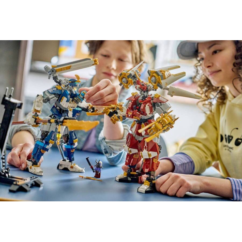 Конструктор LEGO NINJAGO #71870 Роботы-близнецы Титан