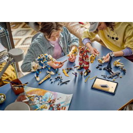 Конструктор LEGO NINJAGO #71870 Роботы-близнецы Титан