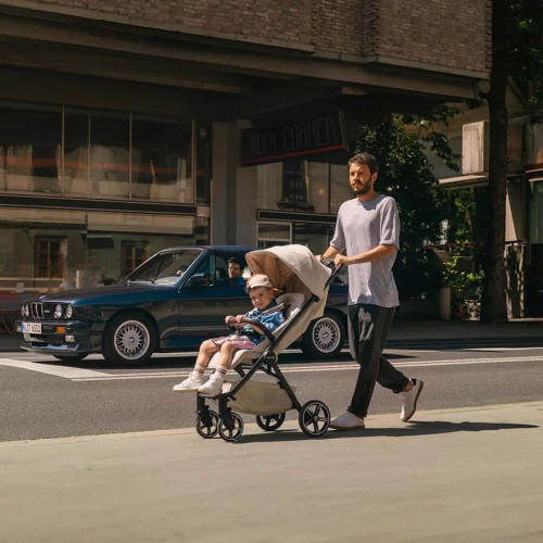 Прогулочная коляска Nuna TRVL LX BMW Collection цвет Mica