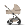Коляска 2 в 1 Cybex Balios S Lux 2026 Almond Beige со складной люлькой