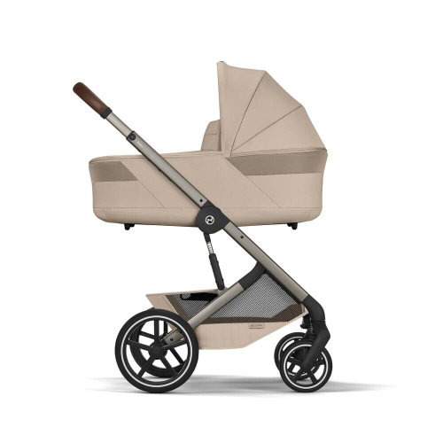 Коляска 2 в 1 Cybex Balios S Lux 2026 Almond Beige со складной люлькой