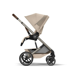 Коляска 2 в 1 Cybex Balios S Lux 2026 Almond Beige со складной люлькой