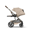 Коляска 2 в 1 Cybex Balios S Lux 2026 Almond Beige со складной люлькой