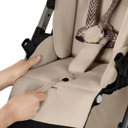 Коляска 2 в 1 Cybex Balios S Lux 2026 Almond Beige со складной люлькой