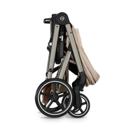 Коляска 2 в 1 Cybex Balios S Lux 2026 Almond Beige со складной люлькой