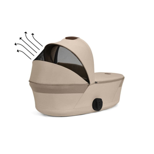 Коляска 2 в 1 Cybex Balios S Lux 2026 Almond Beige со складной люлькой