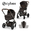 Коляска 2 в 1 Cybex Balios S Lux 2026 Chocolate Brown со складной люлькой