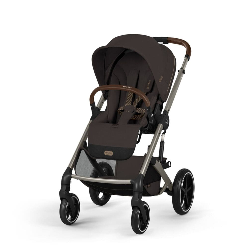 Коляска 2 в 1 Cybex Balios S Lux 2026 Chocolate Brown со складной люлькой