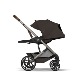 Коляска 2 в 1 Cybex Balios S Lux 2026 Chocolate Brown со складной люлькой