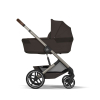 Коляска 2 в 1 Cybex Balios S Lux 2026 Chocolate Brown со складной люлькой