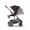 Коляска 2 в 1 Cybex Balios S Lux 2026 Chocolate Brown со складной люлькой