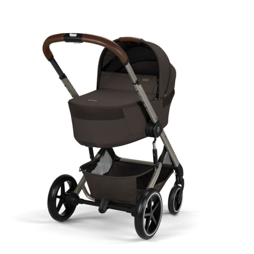 Коляска 2 в 1 Cybex Balios S Lux 2026 Chocolate Brown со складной люлькой