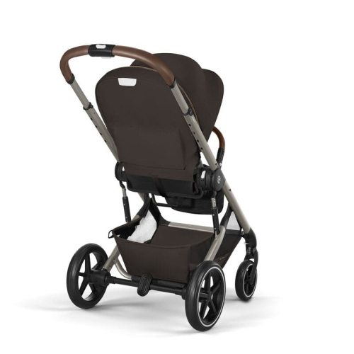 Коляска 2 в 1 Cybex Balios S Lux 2026 Chocolate Brown со складной люлькой