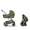 Коляска 2 в 1 Cybex Balios S Lux 2026 Moss Green со складной люлькой