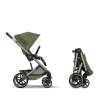 Коляска 2 в 1 Cybex Balios S Lux 2026 Moss Green со складной люлькой