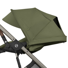 Коляска 2 в 1 Cybex Balios S Lux 2026 Moss Green со складной люлькой