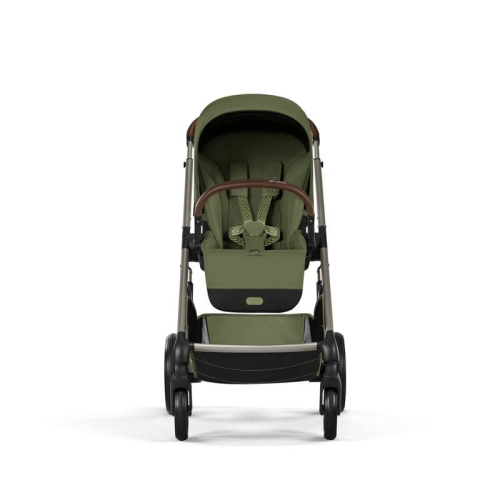 Коляска 2 в 1 Cybex Balios S Lux 2026 Moss Green со складной люлькой