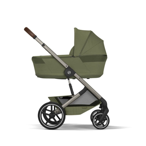 Коляска 2 в 1 Cybex Balios S Lux 2026 Moss Green со складной люлькой