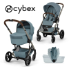 Коляска 2 в 1 Cybex Balios S Lux 2026 Stormy Blue со складной люлькой