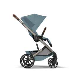 Коляска 2 в 1 Cybex Balios S Lux 2026 Stormy Blue со складной люлькой
