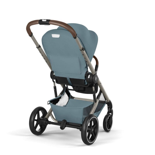 Коляска 2 в 1 Cybex Balios S Lux 2026 Stormy Blue со складной люлькой