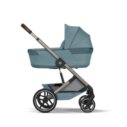 Коляска 2 в 1 Cybex Balios S Lux 2026 Stormy Blue со складной люлькой