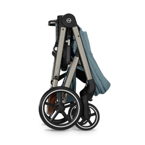 Коляска 2 в 1 Cybex Balios S Lux 2026 Stormy Blue со складной люлькой