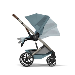 Коляска 2 в 1 Cybex Balios S Lux 2026 Stormy Blue со складной люлькой