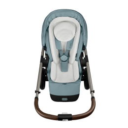 Коляска 2 в 1 Cybex Balios S Lux 2026 Stormy Blue со складной люлькой