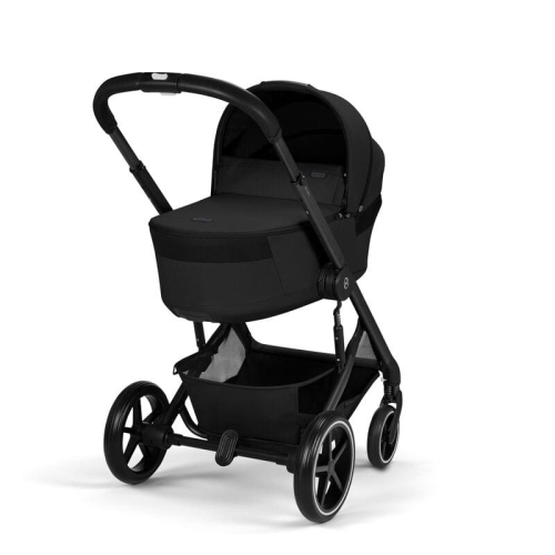 Коляска 2 в 1 Cybex Balios S Lux 2026 Moon Black со складной люлькой