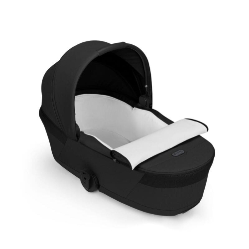 Коляска 2 в 1 Cybex Balios S Lux 2026 Moon Black со складной люлькой