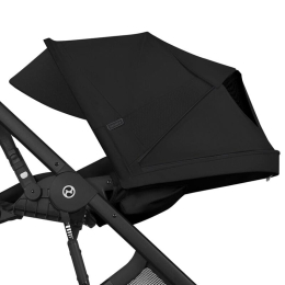 Коляска 2 в 1 Cybex Balios S Lux 2026 Moon Black со складной люлькой