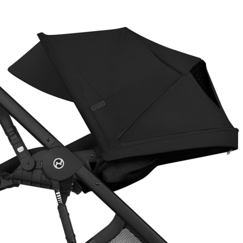 Коляска 2 в 1 Cybex Balios S Lux 2026 Moon Black со складной люлькой