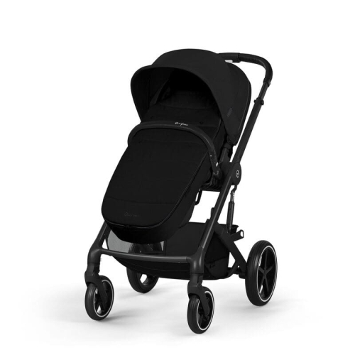 Коляска 2 в 1 Cybex Balios S Lux 2026 Moon Black со складной люлькой
