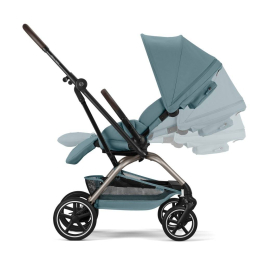Коляска Cybex 2026 Eezy S Twist+2 Stormy Blue (Морской)