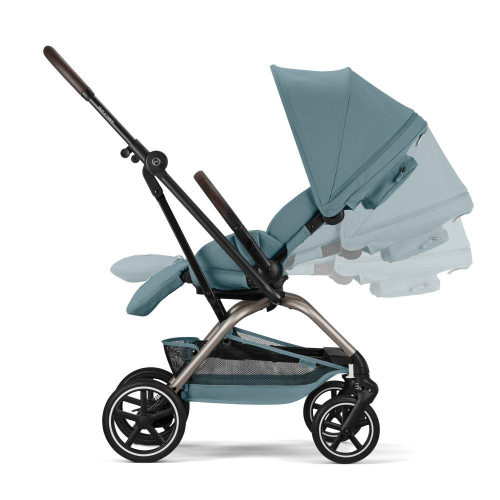 Коляска Cybex 2026 Eezy S Twist+2 Stormy Blue (Морской)