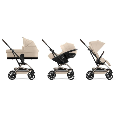 Коляска Cybex 2026 Eezy S Twist+2 Almond Beige (Бежевый)