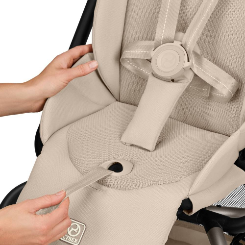 Коляска Cybex 2026 Eezy S Twist+2 Almond Beige (Бежевый)