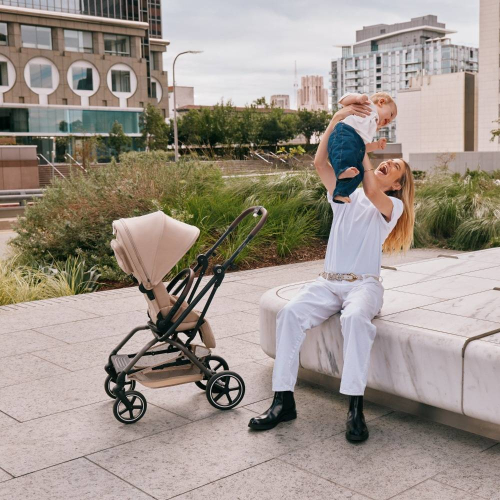 Коляска Cybex 2026 Eezy S Twist+2 Almond Beige (Бежевый)