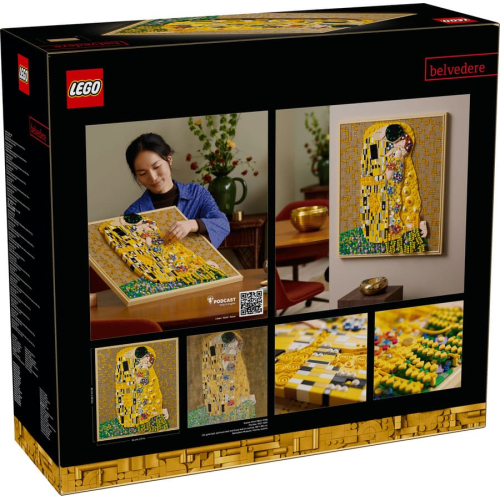 Конструктор Lego Искусство #31221 Густав Климт – Поцелуй