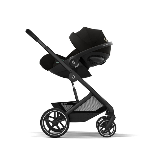Коляска 3 в 1 Cybex Balios S Lux 2026 цвет Moon Black (складная люлька)