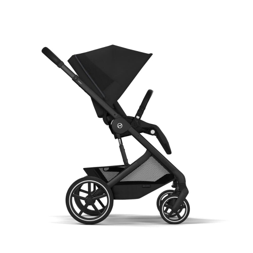 Коляска 3 в 1 Cybex Balios S Lux 2026 цвет Moon Black (складная люлька)