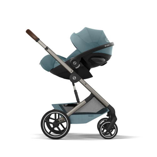 Коляска 3 в 1 Cybex Balios S Lux 2026 цвет Stormy Blue (складная люлька)