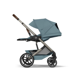 Коляска 3 в 1 Cybex Balios S Lux 2026 цвет Stormy Blue (складная люлька)