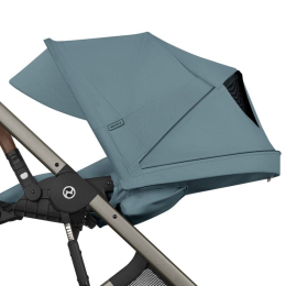Коляска 3 в 1 Cybex Balios S Lux 2026 цвет Stormy Blue (складная люлька)