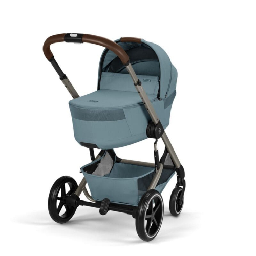 Коляска 3 в 1 Cybex Balios S Lux 2026 цвет Stormy Blue (складная люлька)
