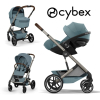 Коляска 3 в 1 Cybex Balios S Lux 2026 цвет Stormy Blue (складная люлька)