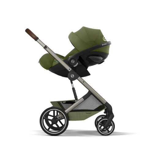 Коляска 3 в 1 Cybex Balios S Lux 2026 цвет Moss Green (складная люлька)