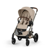 Коляска 3 в 1 Cybex Balios S Lux 2026 цвет Almond Beige (складная люлька)